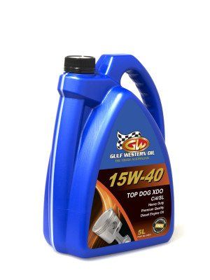 Gulf Western 15W-40 engine oil