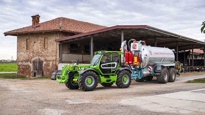 Merlo telehandler on farm