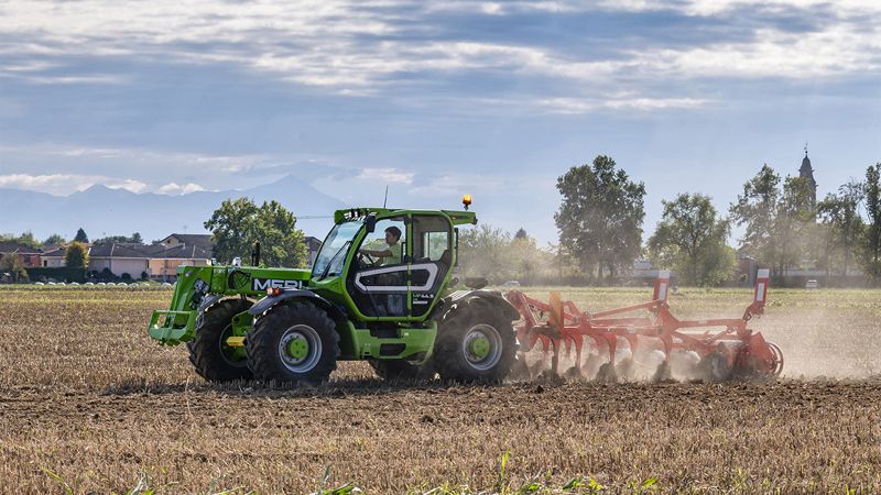 Merlo telehandler in operation