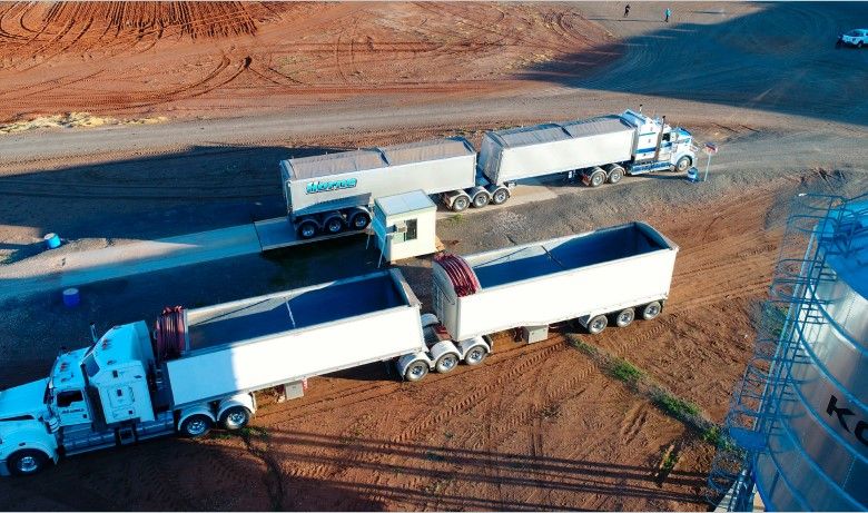 Farm weigh bridge installation