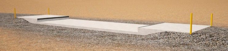 Weigh bridge platform